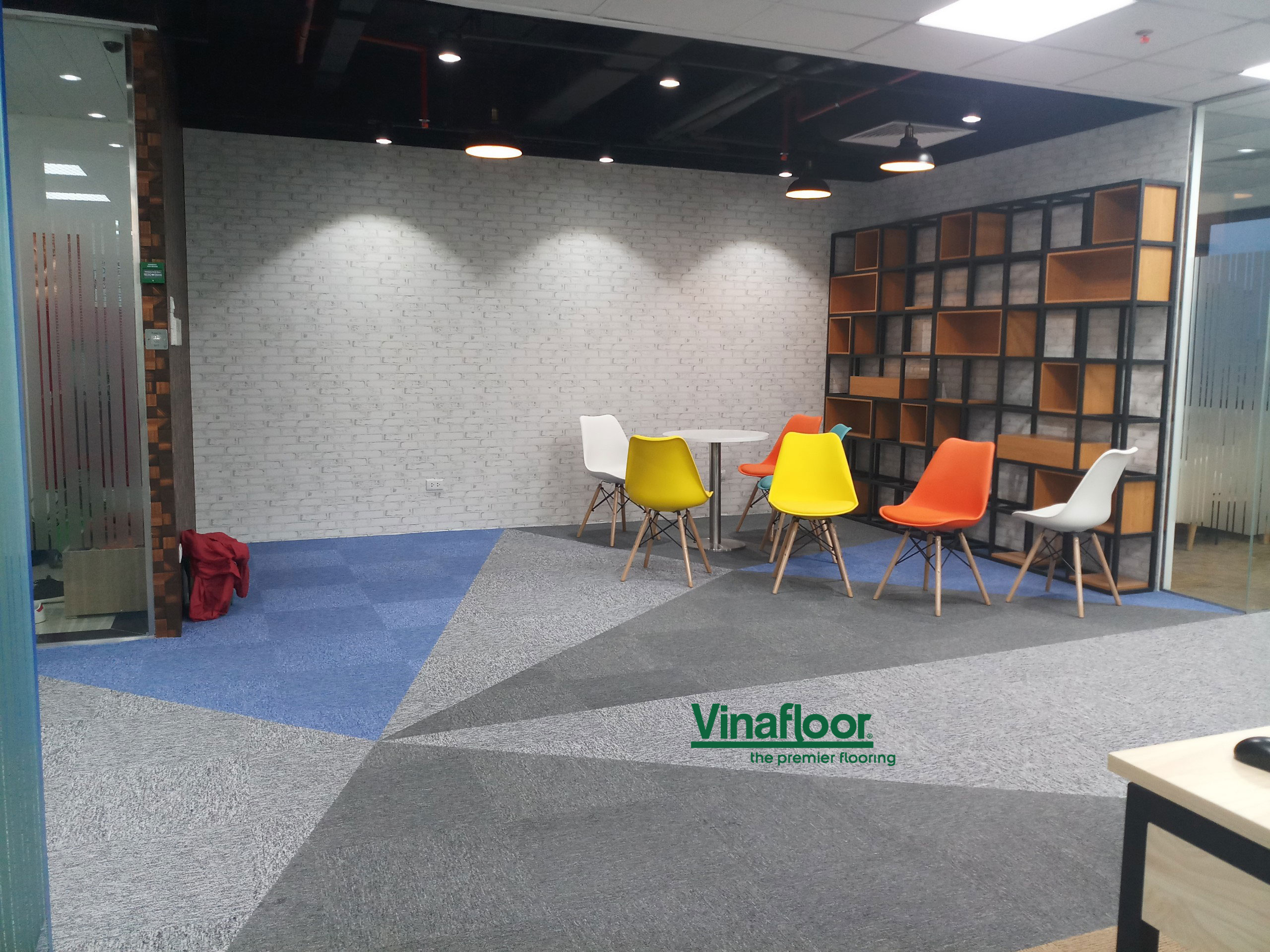 Công trình thảm trải sàn cho văn phòng công ty thiết kế nội thất APA - Hà Nội